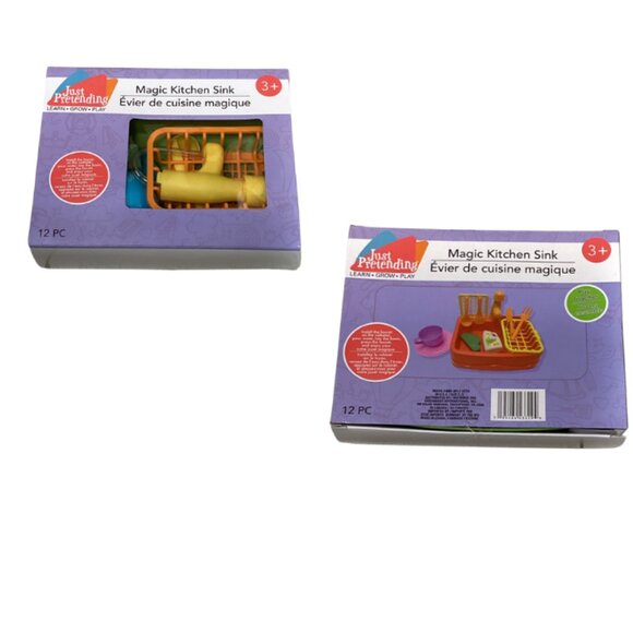 🍄 NWT Miniature Dollhouse  Magic Kitchen  Sink 🐛 - Picture 1 of 3